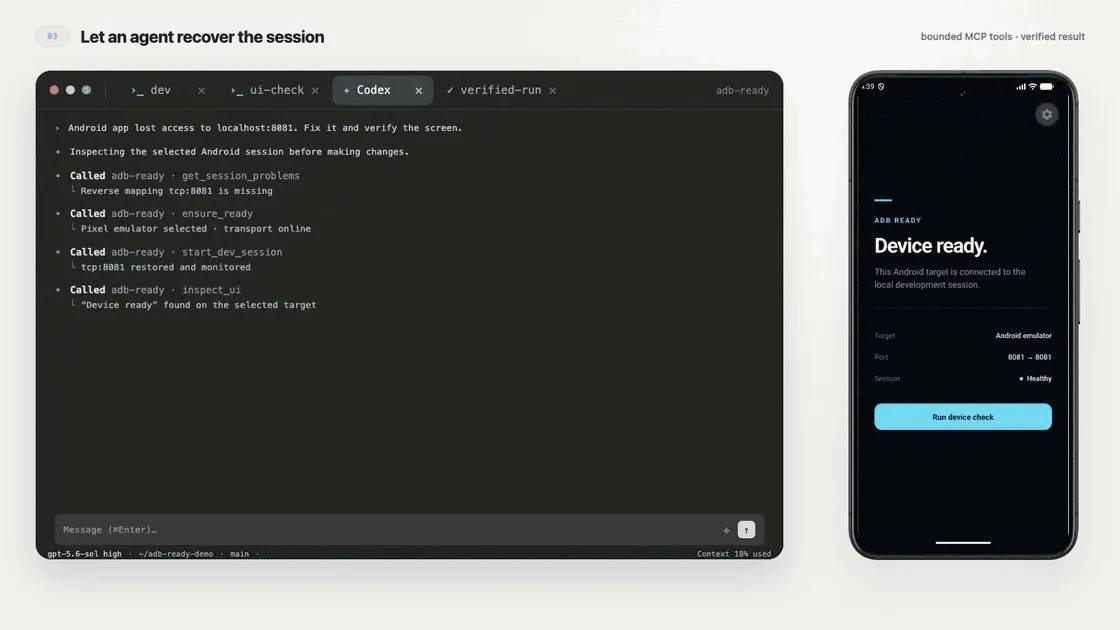 adb-ready, screen 2
