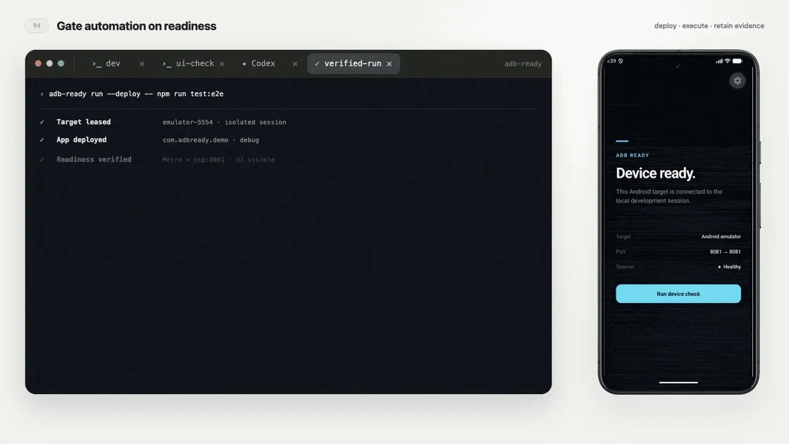 adb-ready, screen 3