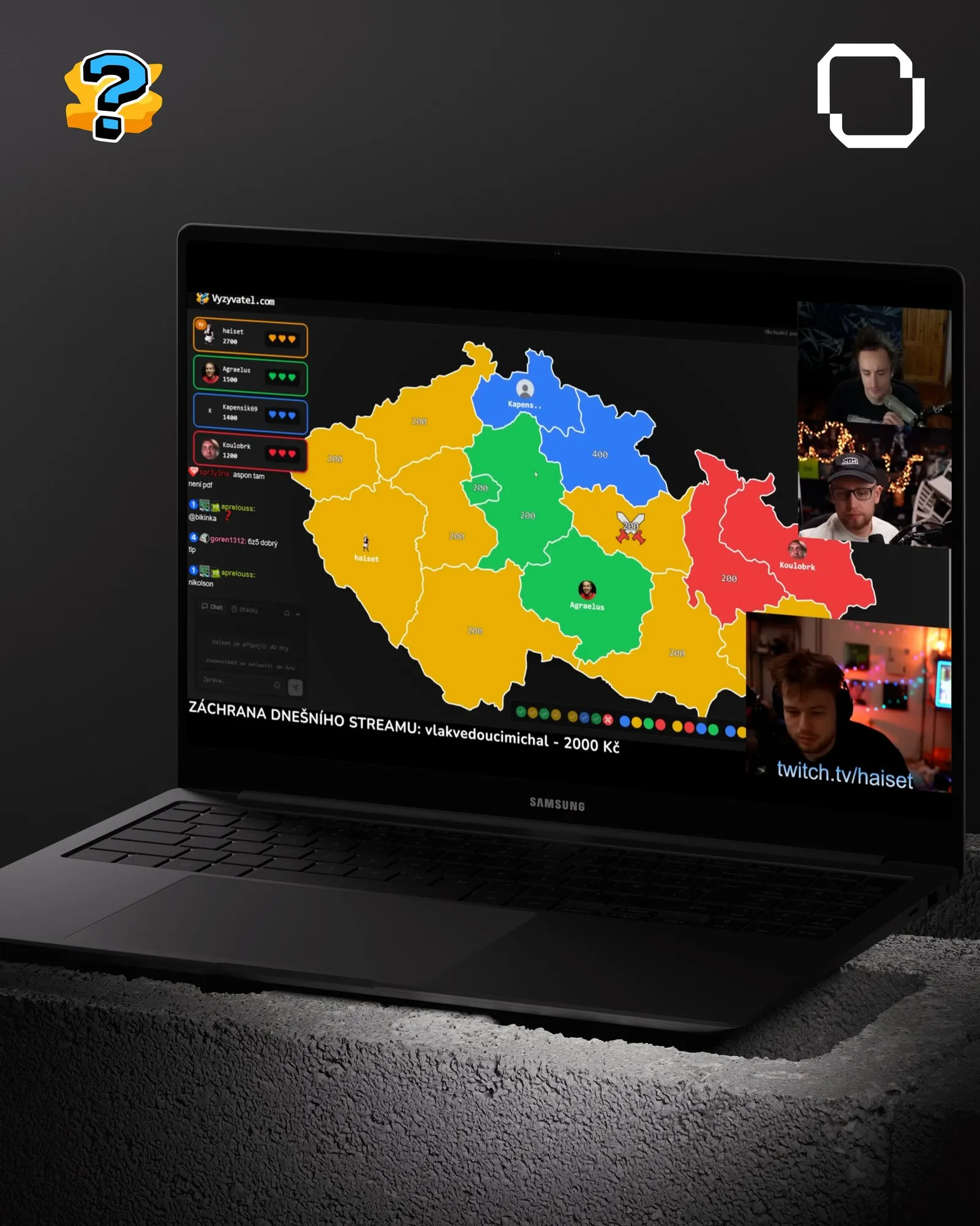 Vyzyvatel, screen 1