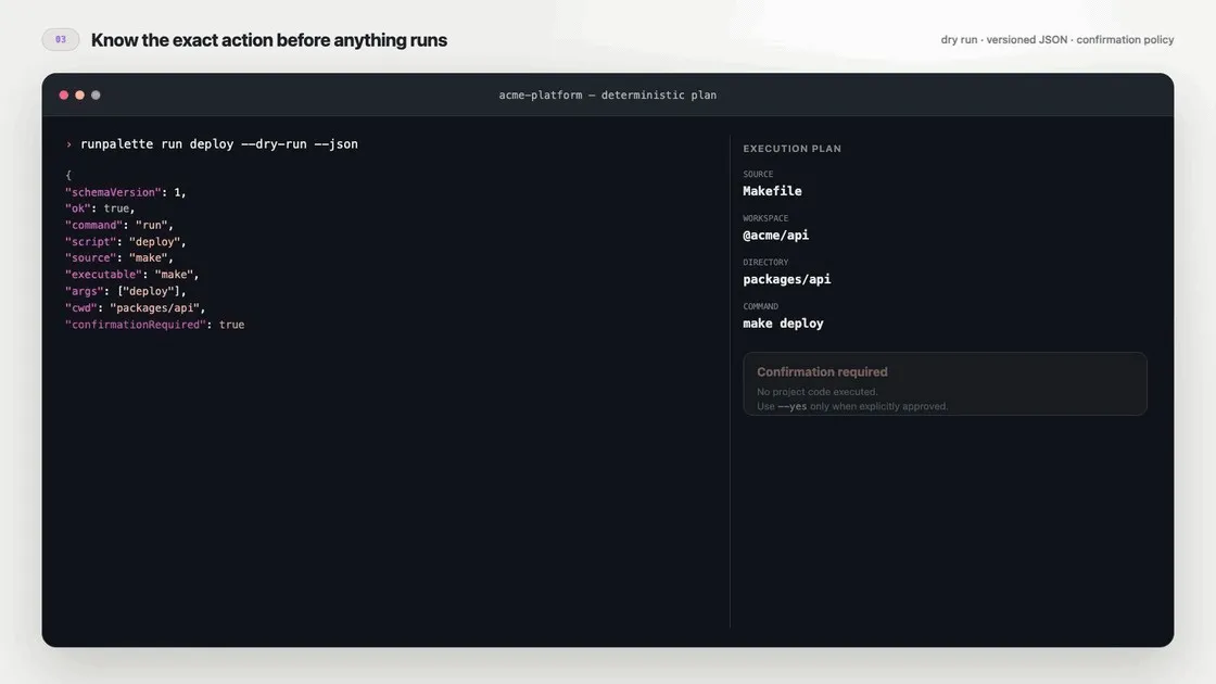 runpalette, screen 2